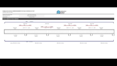 Plantilla Excel Para El Diseno Y Analisis De Vigas De Concreto Armado