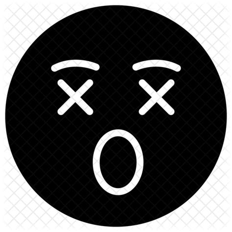 Gasp Face Emoji Emoji Icon Download In Glyph Style
