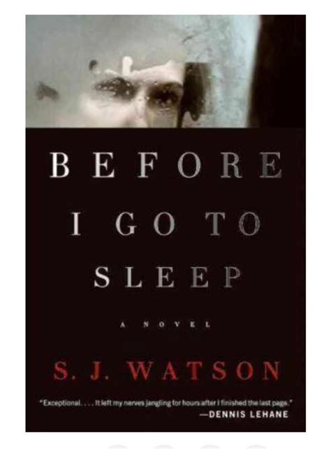 Before I Go To Sleep S J Watson Horror Go To Sleep Tess Gerritsen