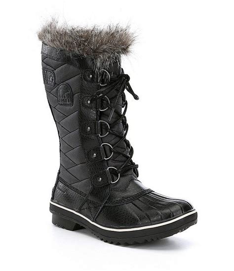 sorel women s tofino ii high waterproof winter faux fur block heel boots dillard s ski women