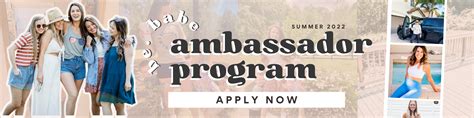 Join Our Ambassador Program The Be Brand