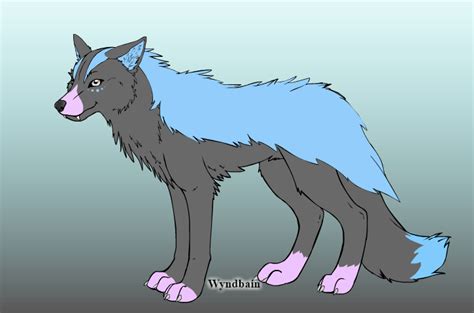 Wolf Character Made In Wolf Maker By Wyndbain By Questionunicorn On