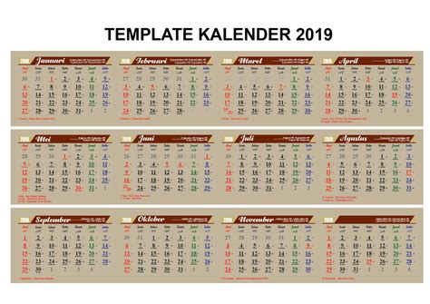 File Kalender 2018 Indonesia Katalog And Blog Undangan