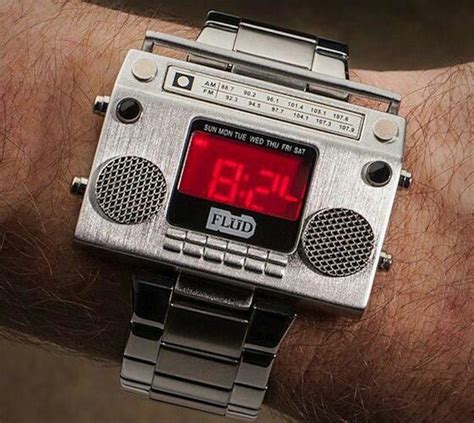 Boombox Wristwatch Fancy Watches Gadget Watches Boombox