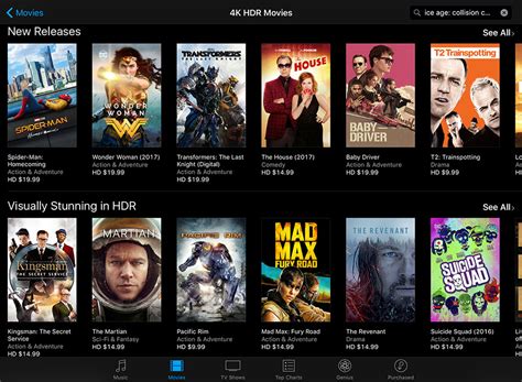Such legacy redemptions have never been upgraded to high definition, let alone 4k. Apple iTunes 4k Launches With Over 130 Movies in HDR - HD ...