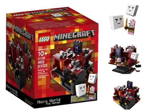 Minecraft Lego Sets The Netherthe Village And The Original 3499