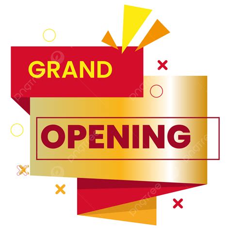 Grand Opening Blue Vector Hd Png Images Grand Opening Grand Opening