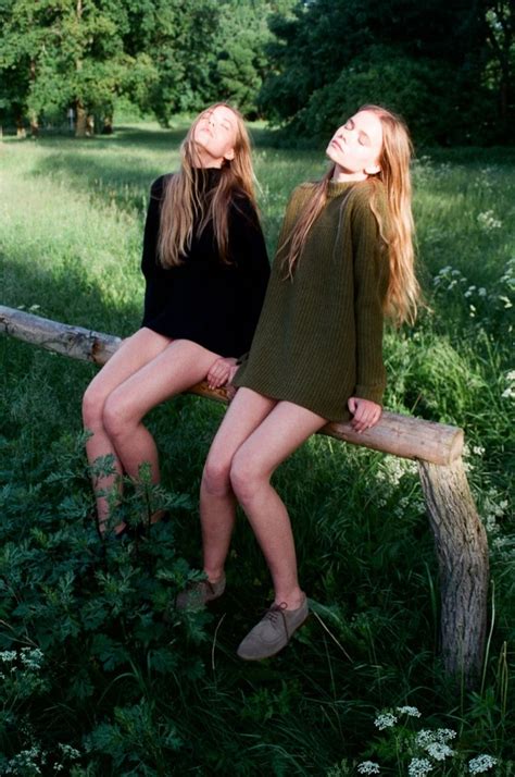 Inka And Neele Hoeper Pose For Lina Scheynius In Zeit Magazin Fashion Gone Rogue Sisters