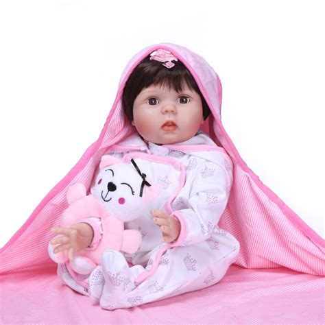 New Design Npk Doll Can Blink Eyes Reborn Baby Silicone Dolls 2255cm