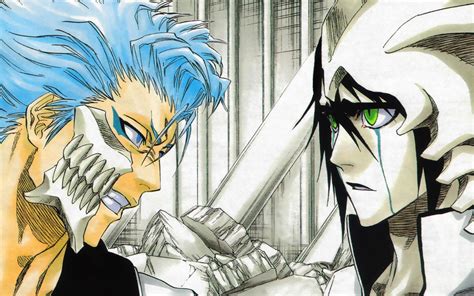 Grimmjow Jaegerjaquez Hitsugaya Toushirou 4k المانجا بليتش Bleach