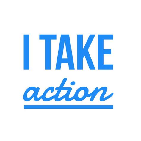 I Take Action