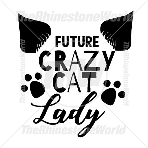 Crazy Cat Lady Svg