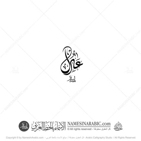 Adel Name In Arabic Diwani Calligraphy Store Arabic Calligrapher