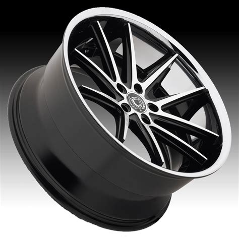 Asanti Black Label Abl 5 Machined Black Stainless Lip Custom Wheels