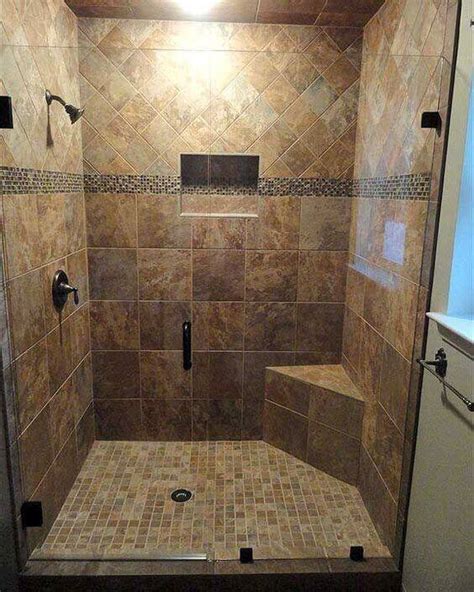 √ 28 Inspirational Walk In Shower Tile Ideas For A Joyful Showering
