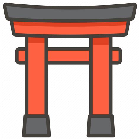 26e9 B Shinto Shrine Icon Download On Iconfinder