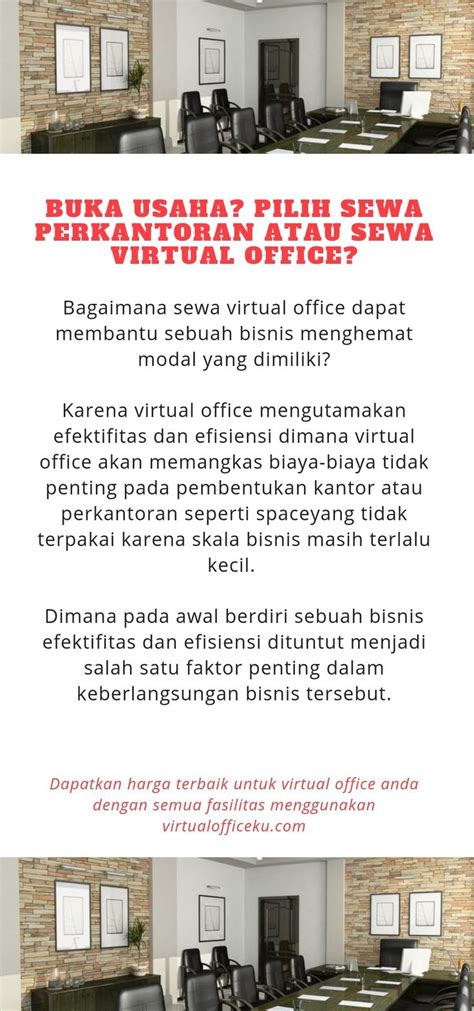 Pilih Sewa Perkantoran Atau Virtual Office Penyewaan Kantor
