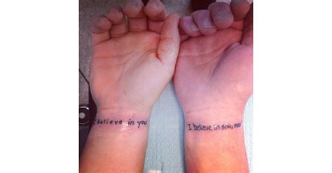 I Believe In You Mother Daughter Tattoos Popsugar Love And Sex Photo 28