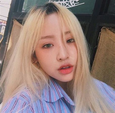 Pin On Blonde Ulzzang