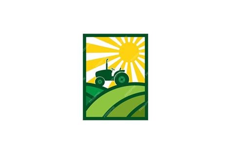 Premium Vector Farm Logo Illustration Design Template