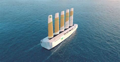 New Wind Powered Car Carrier A Boat With Wings Ie