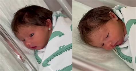 New Mum Comes Under Fire For Piercing Her Daughters Ears Same Day She Was Born Photos