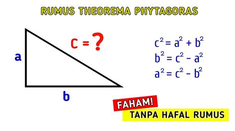 Rumus Pitagoras Materi Soal Dan Pembahasan Matematika Kelas Mencari