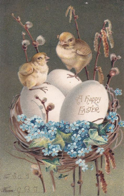 Cartoline Depoca Di Auguri Di Buona Pasqua Vintage Easter Postcards