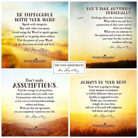 The Four Agreements Quotes Quotesgram