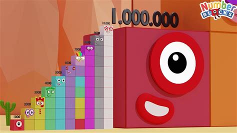 Looking For Numberblocks 1000 To 10000 Vs 1000000 To 10000000
