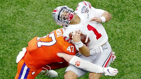 The allstate playoff predictor's final playoff projections: Ohio State's Justin Fields hurt; Clemson's James Skalski ...