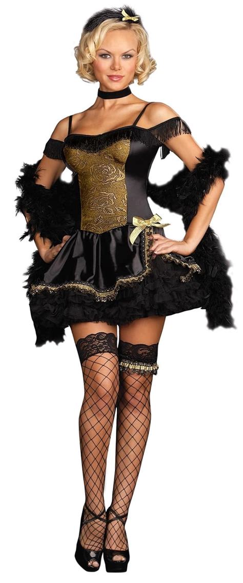 sexy goldie rush saloon girl fancy dress costume