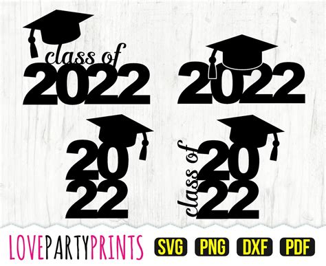 Class Of 2022 Svg Dxf Png Pdf Graduation 2022 Svg Etsy