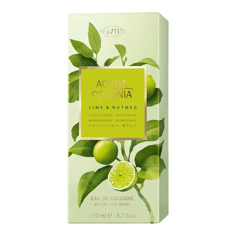 4711 Acqua Colonia Lime Nutmeg Eau De Cologne Natural Spray The