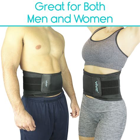 Vive Lower Back Brace Support For Chronic Pain Sciatica Spasms