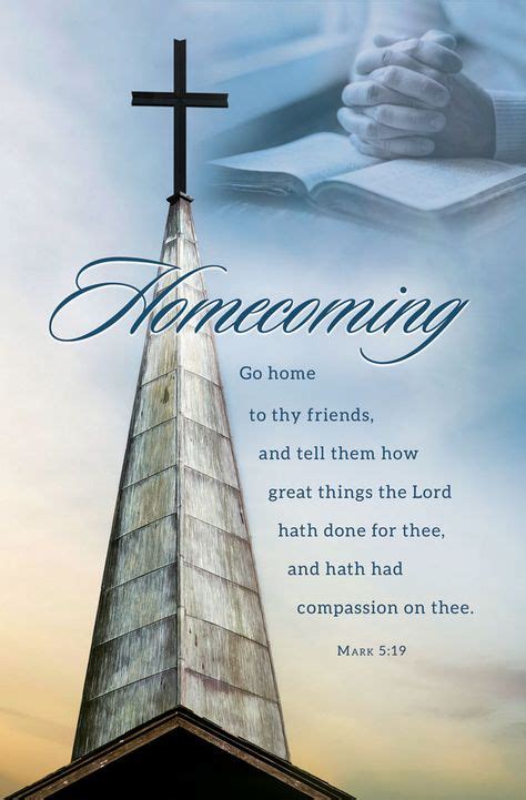Church Bulletin 11 Homecoming Mark 519 Pack Of 100 Homecoming