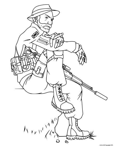 Call Of Duty Black Ops Coloring Pages