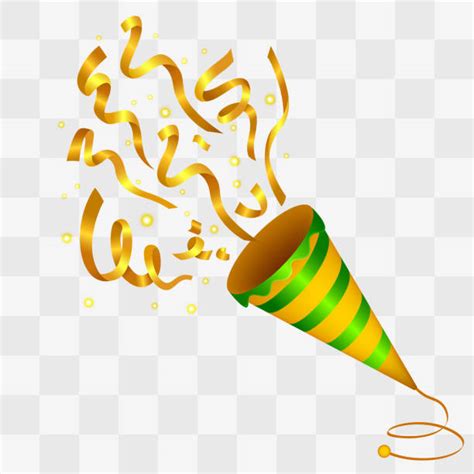 Royalty Free Confetti Popper Clip Art Vector Images And Illustrations