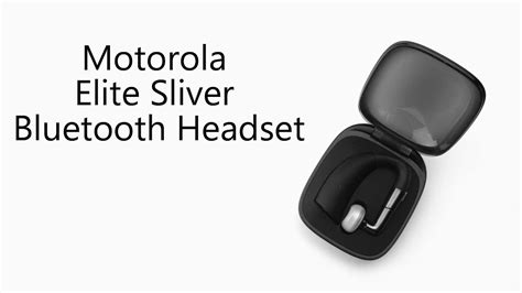 Motorola Elite Sliver Bluetooth Headset Video Review Youtube