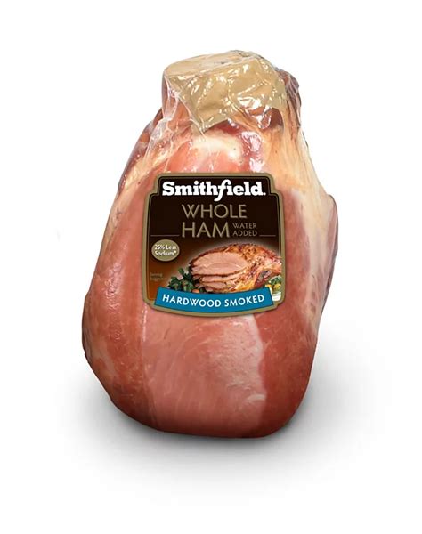Smithfield Hardwood Smoked Whole Ham Shop Meat At H E B