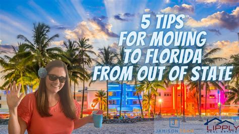5 Tips For Moving To Florida From Out Of State Youtube