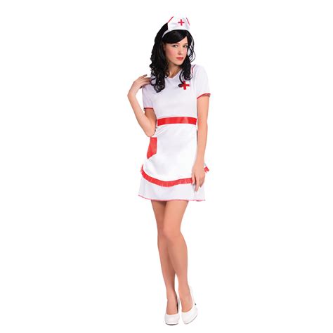 Adult Women Nurse Costume Dress Hospital Uniform Cosplay Halloween Outfit 4894679705955 Ebay