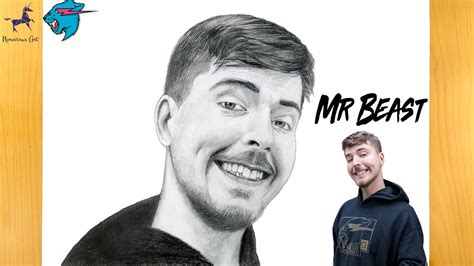 How To Draw Mrbeast Draw A Jimmy Donaldson Pencil Sketch Youtube