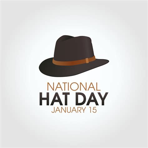 Vector Graphic Of National Hat Day Good For National Hat Day