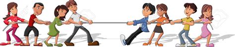 Tug Of War Cartoon Clipart Free Download On Clipartmag