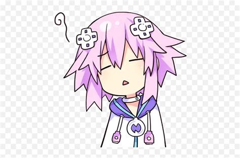 Nep Neptunia Neptune Stickers Emojineptune Emoji Free Emoji Png