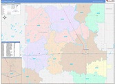 Stutsman County, ND Wall Map Color Cast Style by MarketMAPS - MapSales
