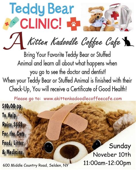 Nov 10 Teddy Bear Clinic Sachem Ny Patch