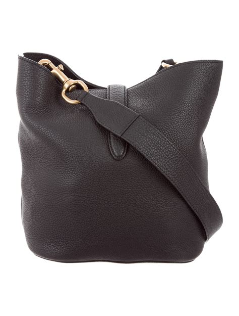 Luxury Leather Bucket Bag