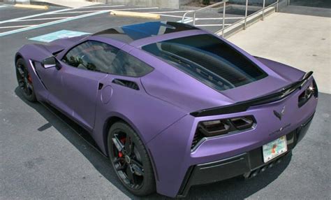 2014 C7 Z 51 Corvette Stingray In Matte Purple Metallic If You Dont